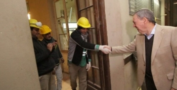 CILE 2019: Schiaretti y la comisión organizadora recorrieron el Teatro San Martín