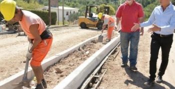 COMENZÓ LA OBRA EN Bº SOLARES DE LAS ENSENADAS EN CARLOS PAZ