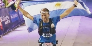  Huerta Grande felicitó a Pablo Ureta por su participación en el UTMB de Francia 