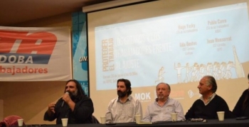 Hugo Yasky y Roberto Baradel en Córdoba